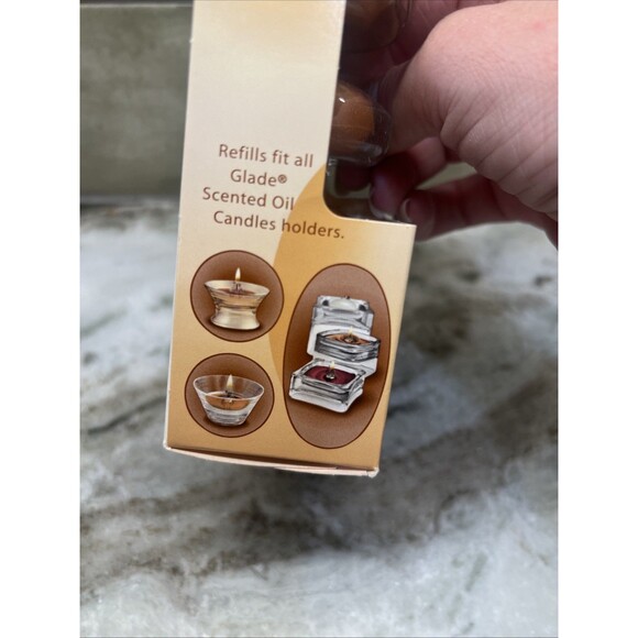 SC Johnson Glade Scented Oil Candles Refill Spiced Rose & Vanilla 1.5Oz Set Of 2 - Picture 7 of 7